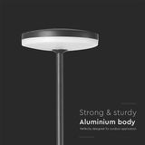 Buiten - Tuinspikes - IP65 - Antraciet behuizing - 12W - 1265 Lumen - 4000K