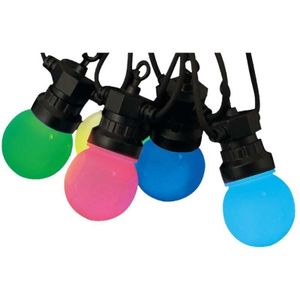 LED RGB Lichtketting voor buiten STRING 13 m 15xLED/0,5W/230V IP44
