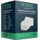 Bewegingssensor - Infrarood - Wit - 300W - Detectiebereik 180 Graden