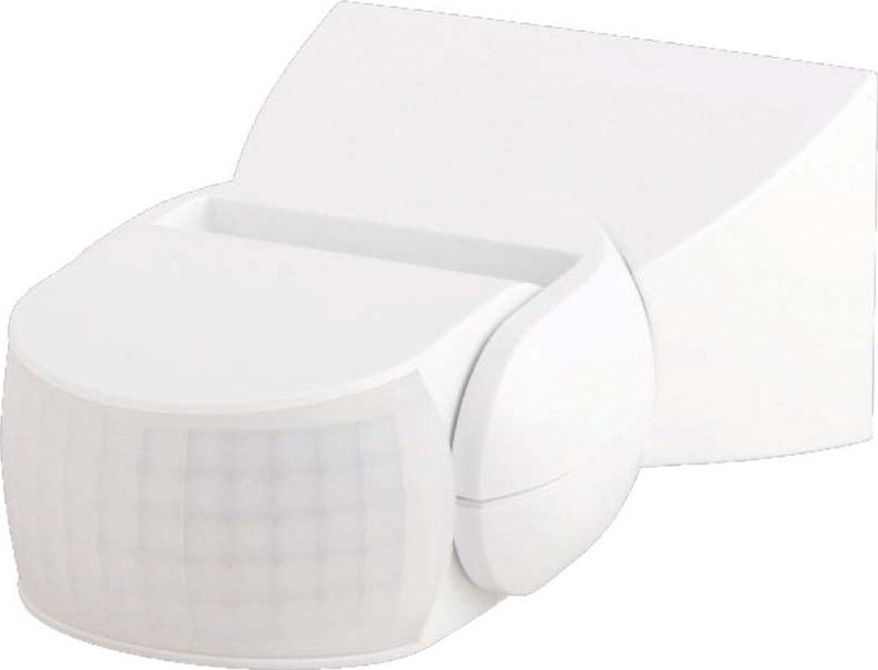 Bewegingssensor - Infrarood - Wit - 300W - Detectiebereik 180 Graden