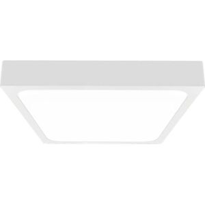 LED vierkante lichtkoepel - microgolfsensor - 225mm - IP44 - Wit - 18W - 1800 Lumen - 4000K