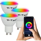 V-tac - GU10 LED-spot - Slimme WiFi - Multicolor - Dimbaar