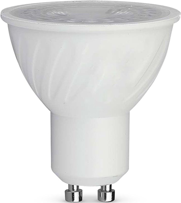V-TAC - VT-227 - LED Spot - Wit - GU10 - Lens 38° - 6W - 445 Lumen - 3000K
