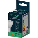 V-TAC - LED Dimbare Spot Light - Wit - GU10 - 7.5W - 610 Lumen - 3000K