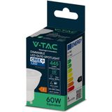 V-TAC - VT-227D - LED Spots - Wit - GU10 - Lens 38° - IP20 - 6W - 445 Lumen - 4000K