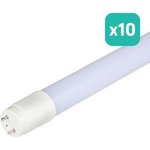 V-TAC - LED T8 Buis - Wit - 18W - 1850 Lumen - 120CM - Set van 10