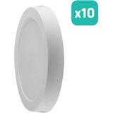 V-TAC - VT-60006-RD - LED Mini Paneel - Wit - 6W - Set van 10