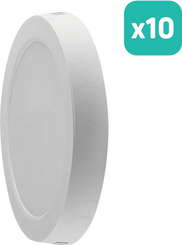 V-TAC - VT-60006-RD - LED Mini Paneel - Wit - 6W - Set van 10