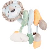 Kikkaboo Stoffspielzeug Activity-Spirale Tierform Beißring Greifling ab Geburt beige