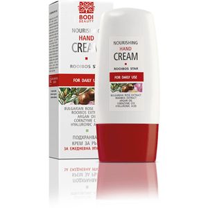 Biologische Verzorgende handcrème Rooibos en Roos 80ml