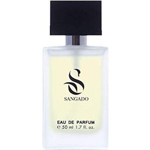 SANGADO The Man in Black geur, voor heren, langdurig gebruik, 8-10 uur, luxueus, oosters, spicy, fijne Franse essences, extra geconcentreerd, eau de parfum), verleidelijk voor heren, spray 50 ml