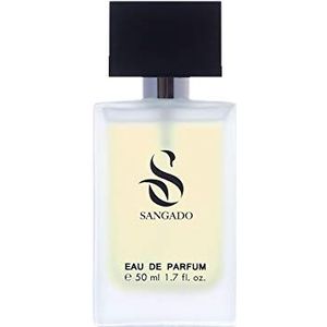 SANGADO Amour. Inter. Parfum voor heren, 8-10 uur, langdurig, luxe geur, oosterse houtsoorten, fijne Franse essences, extra concentraat (eau de parfum), 50 ml spray