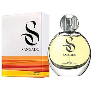 SANGADO Jasmijngeur voor dames, langdurig, 8-10 uur, luxueus, bloemen, fijne Franse essences, extra concentraat (parfum), verleidelijk, charismatisch, verstuiver van 50 ml