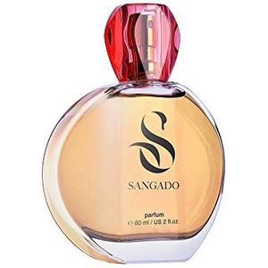 SANGADO Vanille cappuccino parfum voor dames, langdurig, 8 tot 10 uur, luxe geur, oosterse vanille, Franse essences, extra concentraat (geur), verleidelijk, 60 ml