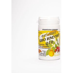 Aurimetry natuurlijke supplement Phytovit Bio immuno en Q10 - betere gezondheid - weerstand - anti-oxidant 60 tabletten