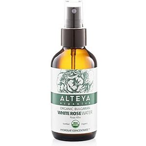 Alteya - Witte Roos Water - Gezichtsreiniger - 120 ml - 100% USDA Gecertificeerd Organisch