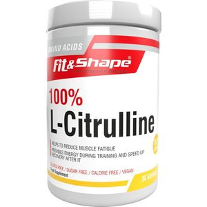 Fit&Shape 100% L-Citrulline poeder pot 100gram (met maatschep)  30 doseringen
