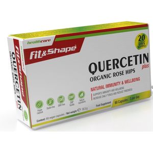 Fit&Shape QUERCETINE 750mg PLUS (met rozenbottel extract) 60 vegacapsules (blisterverpakking)