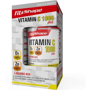 Fit&Shape Vitamine C1000 + Zink & Vitamine D3 (60 capsules)