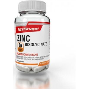 Fit&Shape Zink Bisglycinaat  (15mg/150% van ADH per capsule)   30 capsules