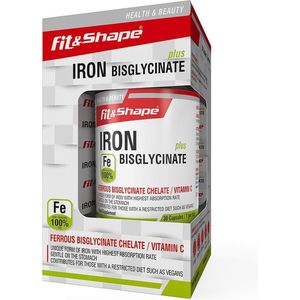 ijzer complex (ijzer bisglycinaat met vitamine C) (100%adh) 30 capsules