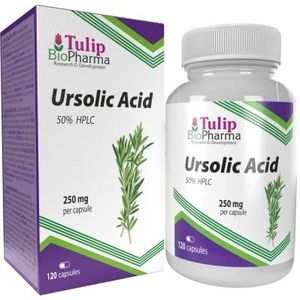 Ursolzuur 120 Capsules 250mg Hoogste Concentratie, Verlies Lichaamsvet, Verhoog Mager Spiermassa