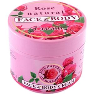 Bulfresh - Gezicht en body creme roos 300 ml Rose Natural of Bulgaria