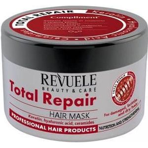 Revuele - Total Repair Haarmasker - 500 ml - Voor Beschadigd Haar