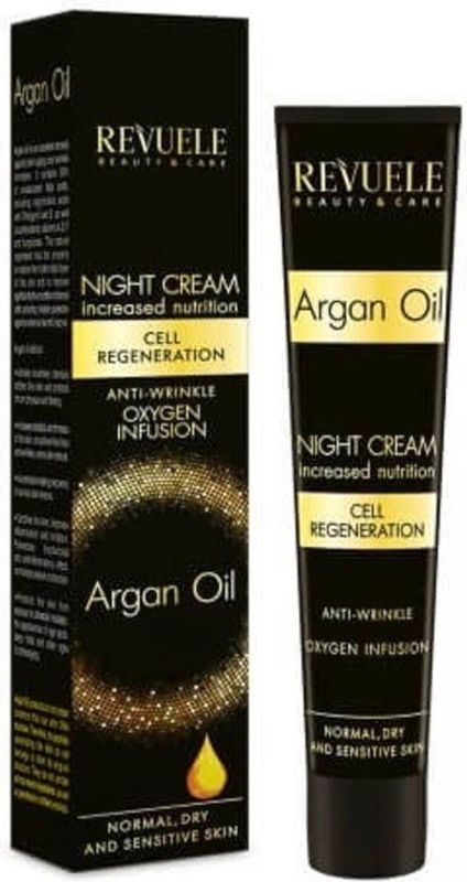 Revuele - Argan Oil Nachtcrème - Gezichtsverzorging - 50 ml - Veganistisch