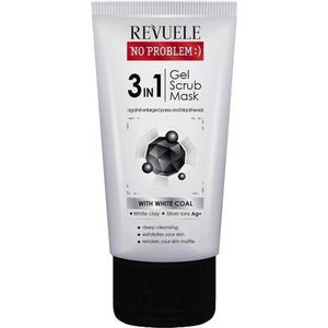 Revuele - Charcoal 3in1 - Reinigingsgel - Actieve Koolstof - 150 ml
