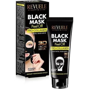 Revuele - Black Mask Peel Off Pro-Collagen - Gezichtsmasker - 80 ml