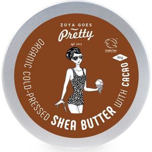 Organic Cold Pressed Shea Butter met Cacao - 90 gram