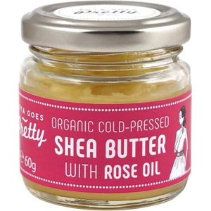 Organic Cold Pressed Shea Butter met Rose Oil - 60 gram