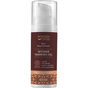 Wooden Spoon - Biologische Bronzende Olie - Chocoladetint - 50 ml - 100% Natuurlijk