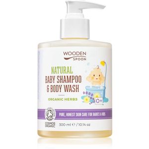 WoodenSpoon Natural Shampoo en Douchegel voor Kinderen  met Lavendel Geur 300 ml