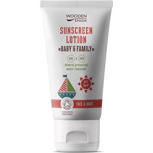 WoodenSpoon - Zonnebrandlotion - SPF 50 - 150 ml - Voor de Hele Familie