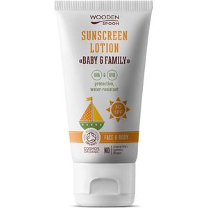 WoodenSpoon - Beschermende Zonnebrandmelk - SPF 30 - 150 ml - Zonneproducten voor Kinderen