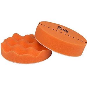 Nextool MPS-2380H Polijstsponzen, oranje, 80 mm