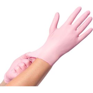 Comforties soft nitril handschoenen Roze (premium) 100 stuks Maat: XS Comforties - Roze - Nitril - Premium Kwaliteit