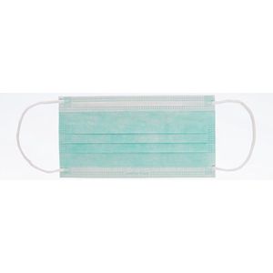 COMFORTIES MONDMASKERS TYPE IIR MET ELASTIEKEN BANDJES - 50 stuks - Groen
