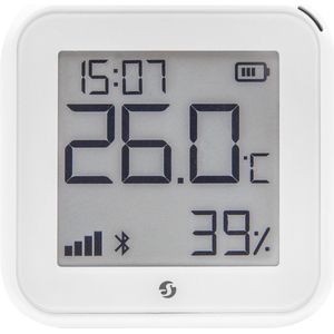 Shelly Plus H&T Gen. 3 Matte White Draadloze temperatuur- en luchtvochtigheidssensor