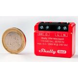Shelly Plus 1PM Mini Gen. 3 Draadloze schakelaar WiFi, Bluetooth