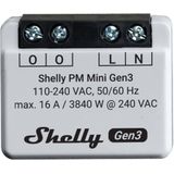 Shelly Plus PM Mini Gen. 3 Draadloze schakelaar WiFi, Bluetooth