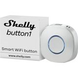 Shelly Button 1 x WiFi-apparaat, veelzijdig, met oplaadbare lithiumbatterij, voor het maken van automatiseringen, compatibel met Amazon Alexa en Google Home, wit