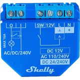 Shelly - 1 Plus - Slimme WiFi/Bluetooth Inbouwschakelaar - Wit - 16A