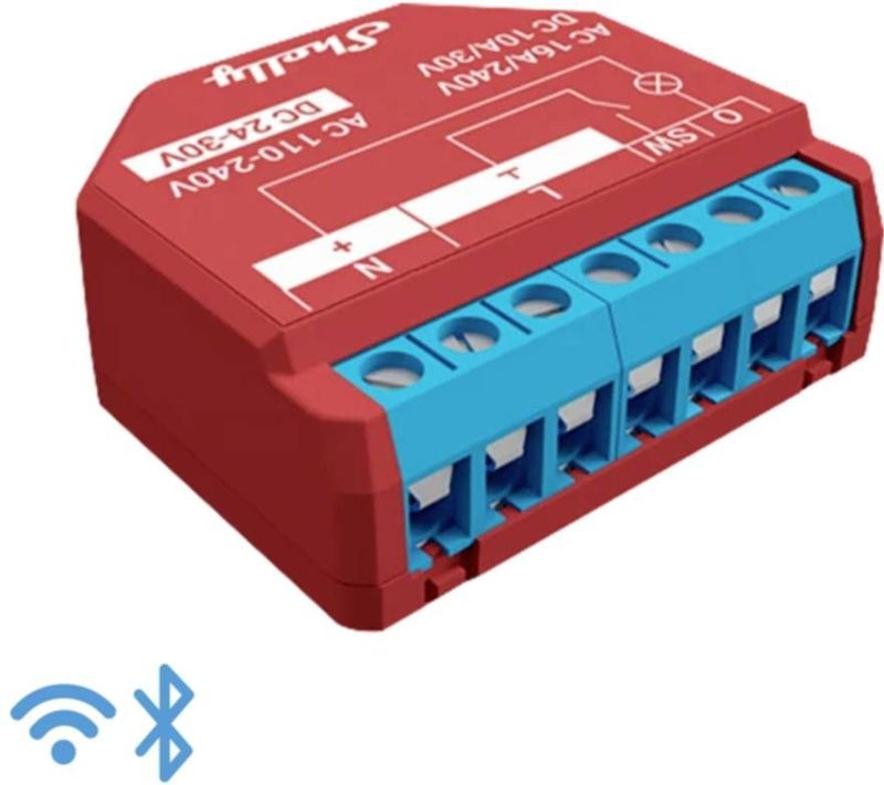 Shelly Plus 1PM Schakel-meetactor Bluetooth, WiFi Shelly
