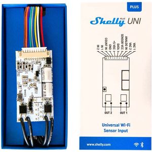 Shelly - Plus Uni - Slimme WLAN-Module - Laagspanning - Automatisering