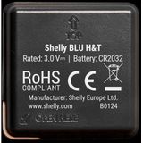 Shelly Blu H&T Black Temperatuursensor en luchtvochtigheidssensor Bluetooth