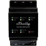 Shelly - LAN Switch - LAN-Schakelaar - DIN-Railmontage - 5 RJ45-Poorten