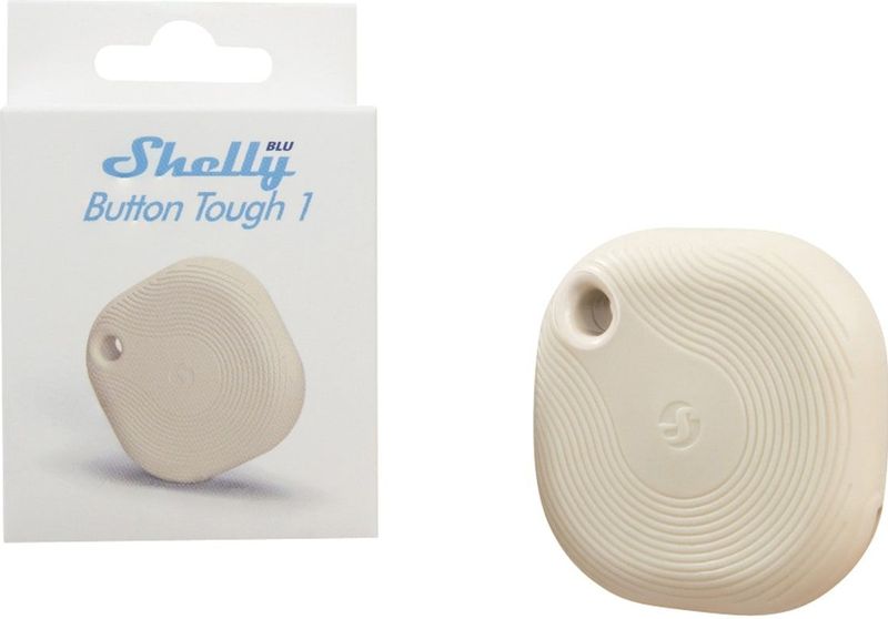 Shelly Blu Button Tough Ivory Dimmer, Schakelaar Bluetooth Low Energy